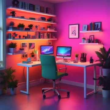 In Her Digital Haven