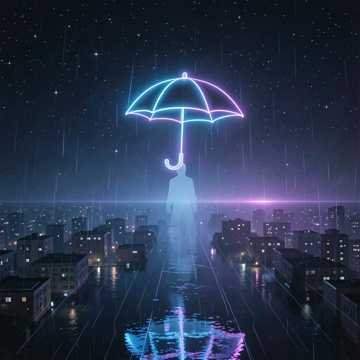 Sous la Dernière Pluie by Gregory - pop rock music cover art