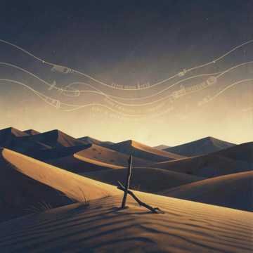 O Chamado do Deserto (A Saga de Moisés) by AI Composer - Épico Orquestral / Fusion (Jazz, Guitarra Progress music cover art