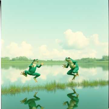 Cloud Chasers by the Lake by jonatan - pop music cover art