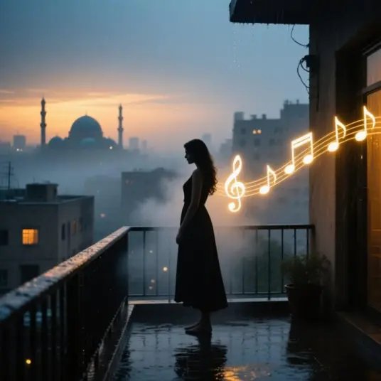 صوتي يصل (My Voice Reaches) 1 by Samantha khaleel - Arabic Pop Ballad music cover art