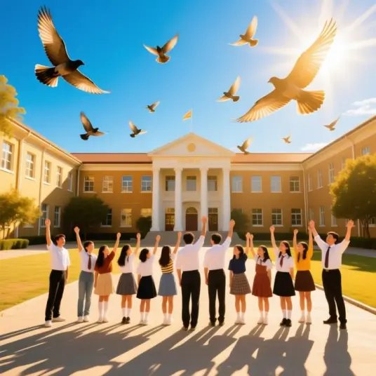 Our School, Our Pride 1 by DAVID - Inspirational Pop Anthem music cover art