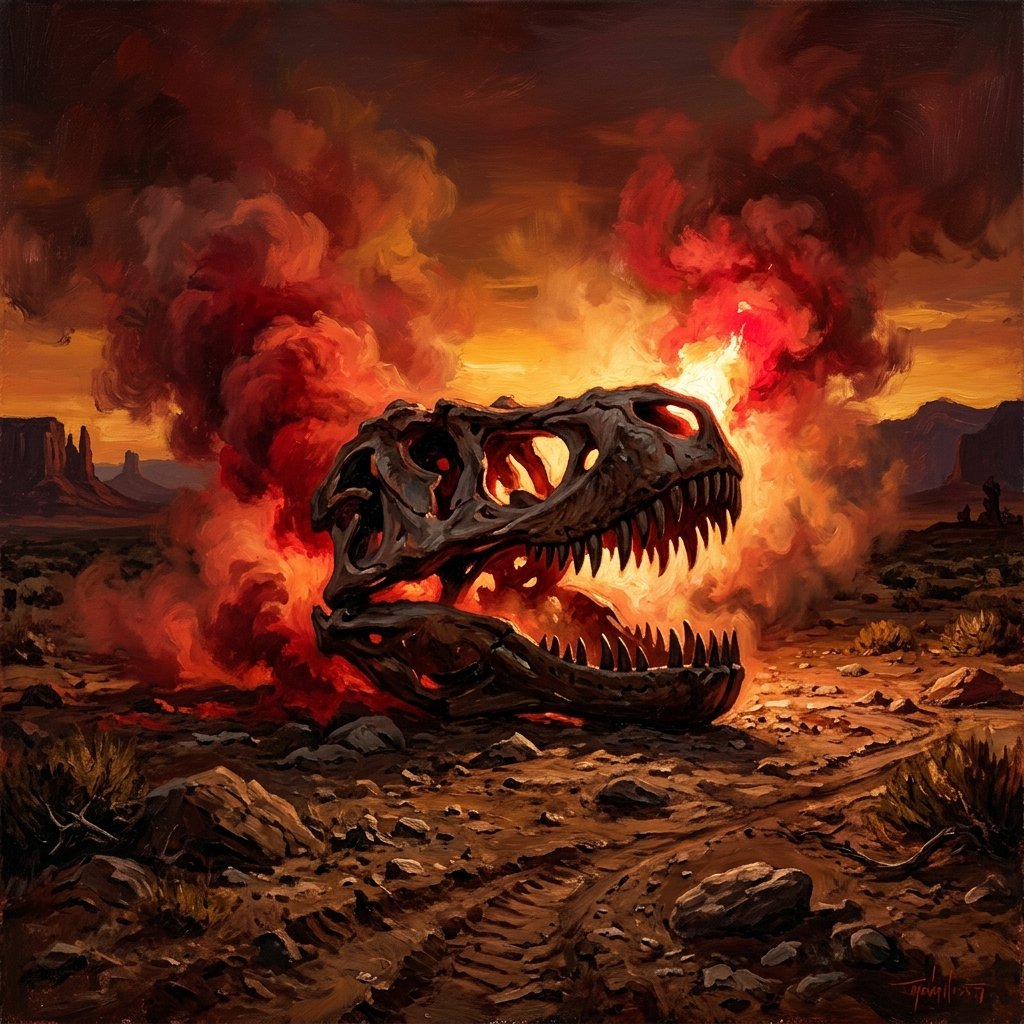Paleontologist in the Wild 2 by The Writer 2 - cinematic rock music cover art