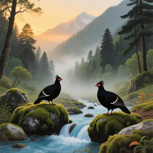 Kaliyan Titriyan - Black Partridges 2 by AI Composer - Himachali Folk music cover art