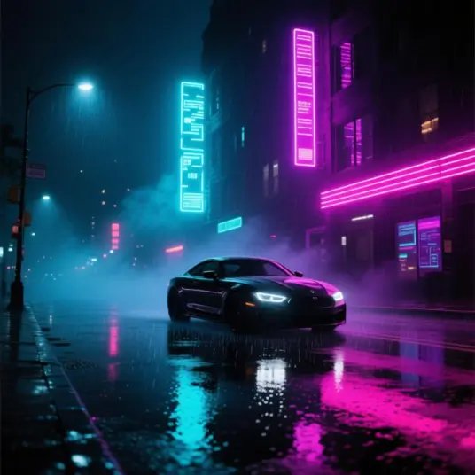 Neon Dreams and Midnight Drives 1 1 by Spider - electronic music cover art