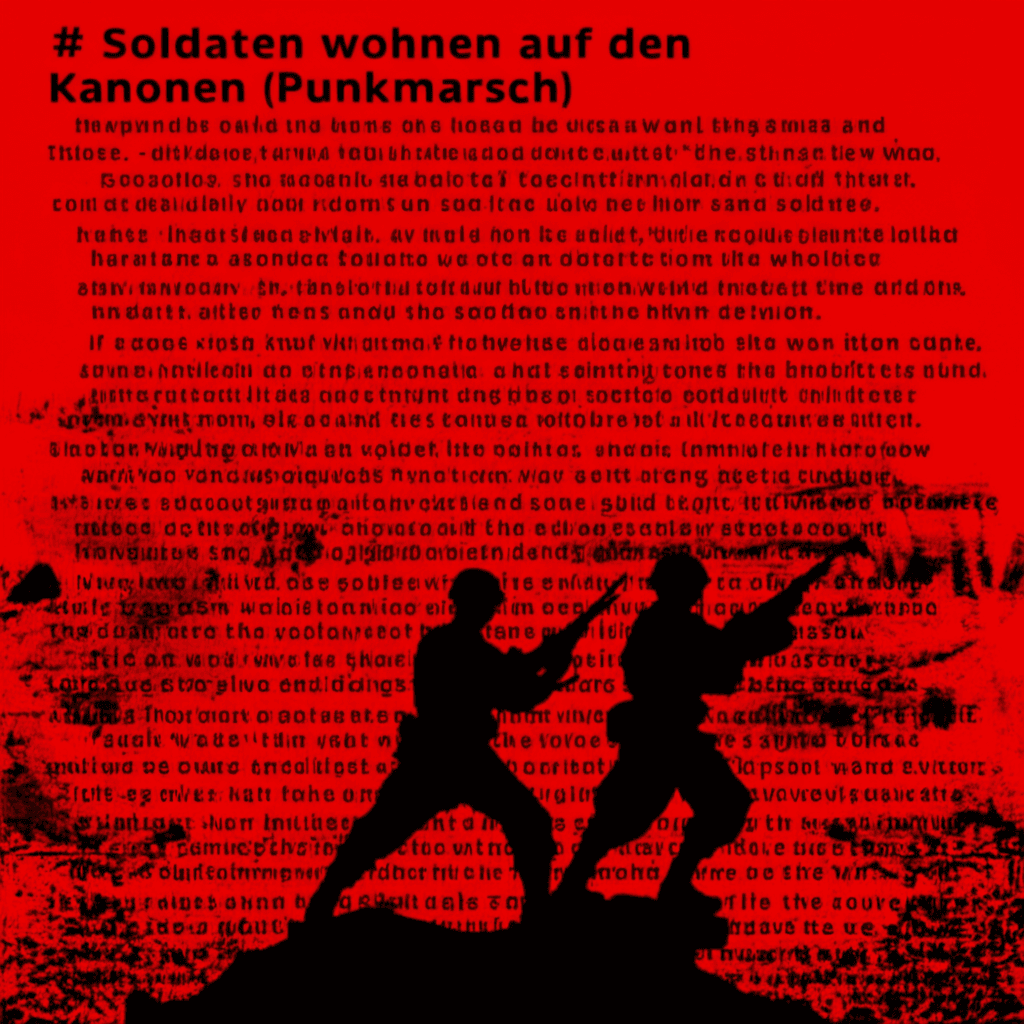 Soldaten wohnen auf den Kanonen (Punkmarsch) 1