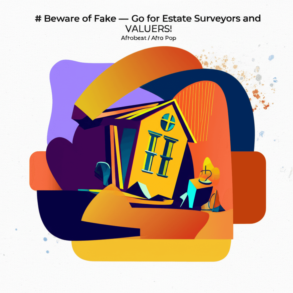 Beware of Fake – Go for Estate Surveyors and VALUÈ 1