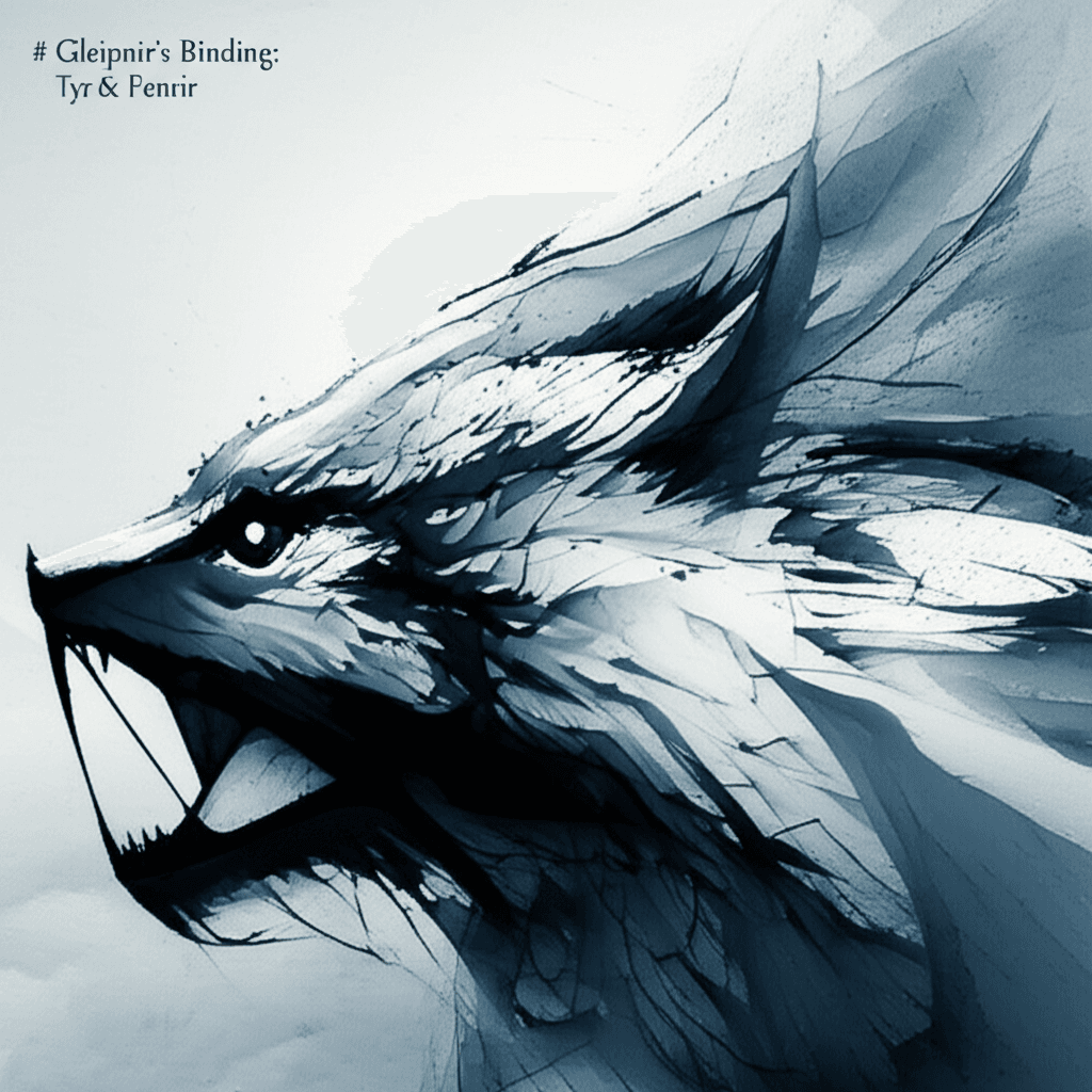 Gleipnir's Binding: Tyr & Fenrir