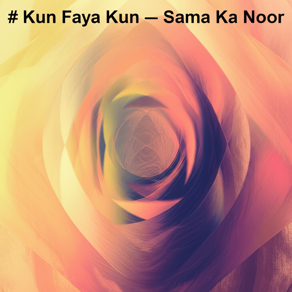 Kun Faya Kun — Sama Ka Noor 2