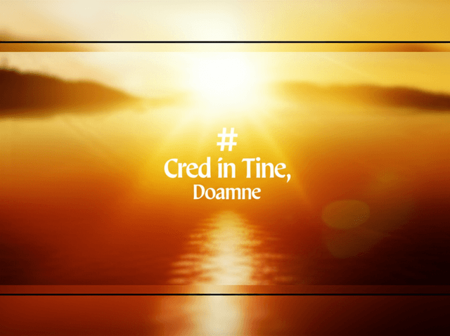 Cred în Tine, Doamne 2