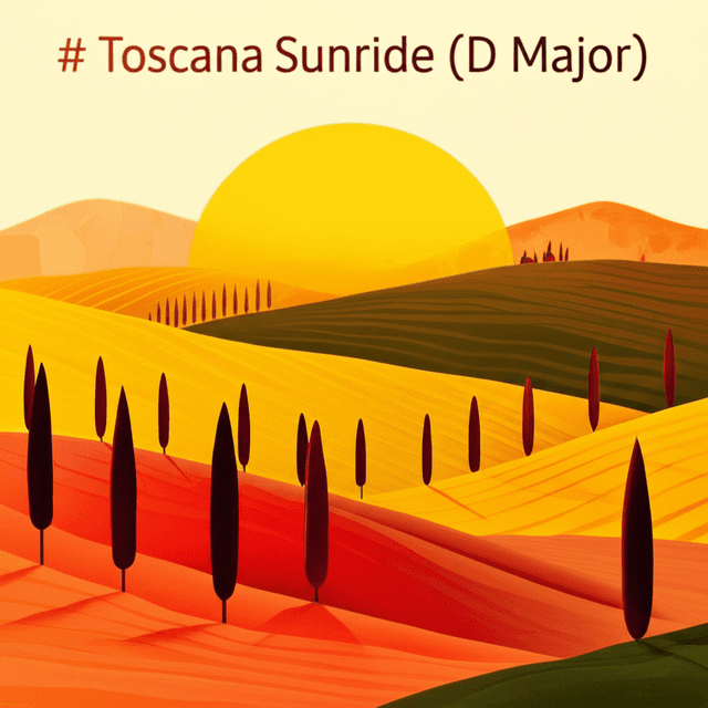 Toscana Sunride (D Major) 2