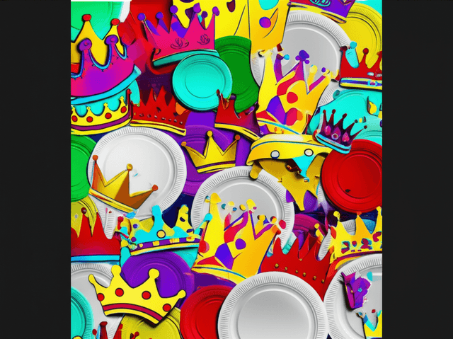 Paper Plate Crowns (Jester's Court) 2