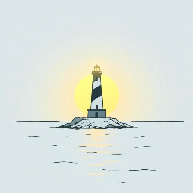 Lighthouse at Sea 2