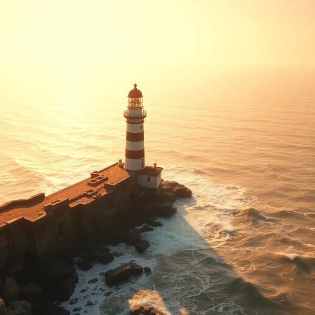 Lighthouse at Sea 1