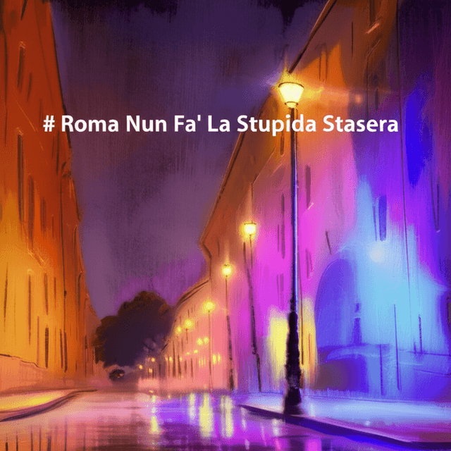 Roma Nun Fa’ La Stupida Stasera 1