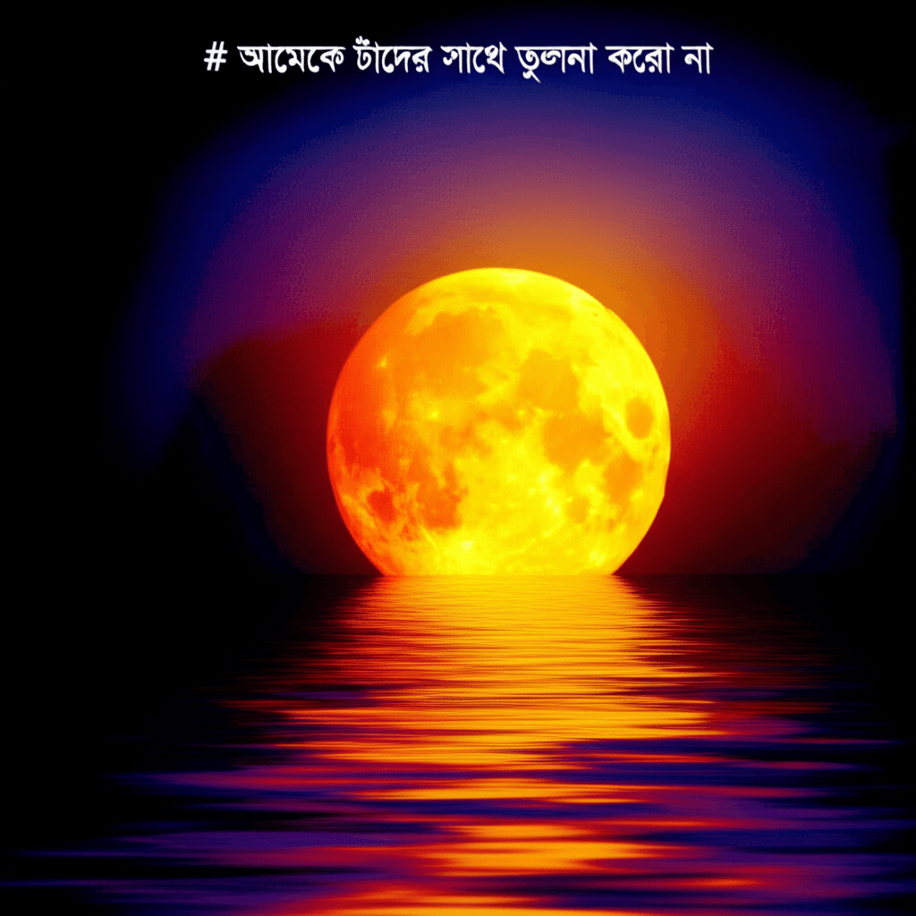 আমাকে চাঁদের সাথে তুলনা করো না 2