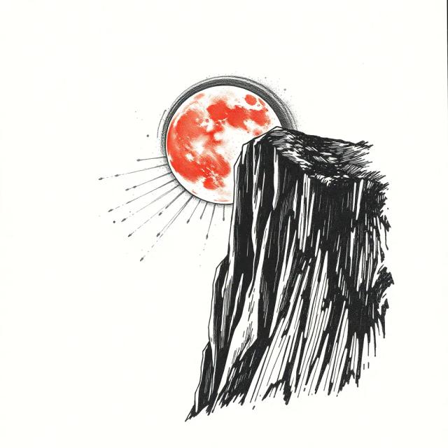 Under the Blood Moon's Iron Gaze 1