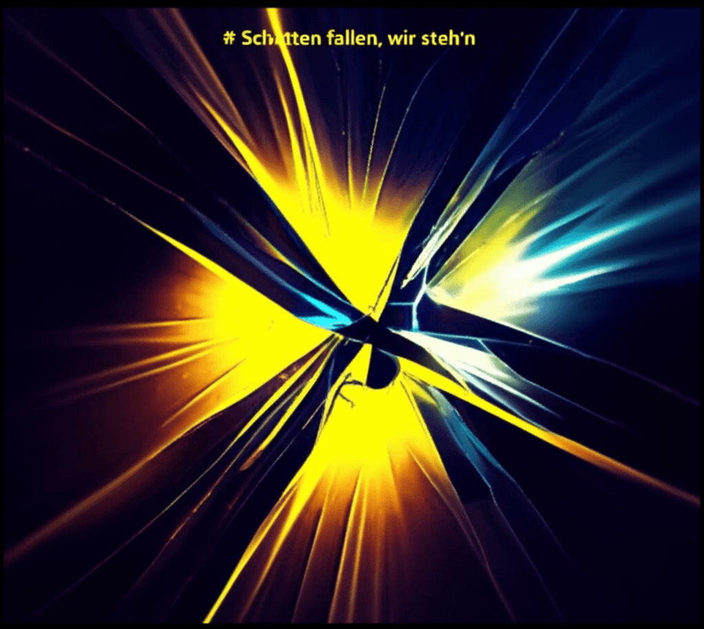 Schatten fallen, wir steh'n 2