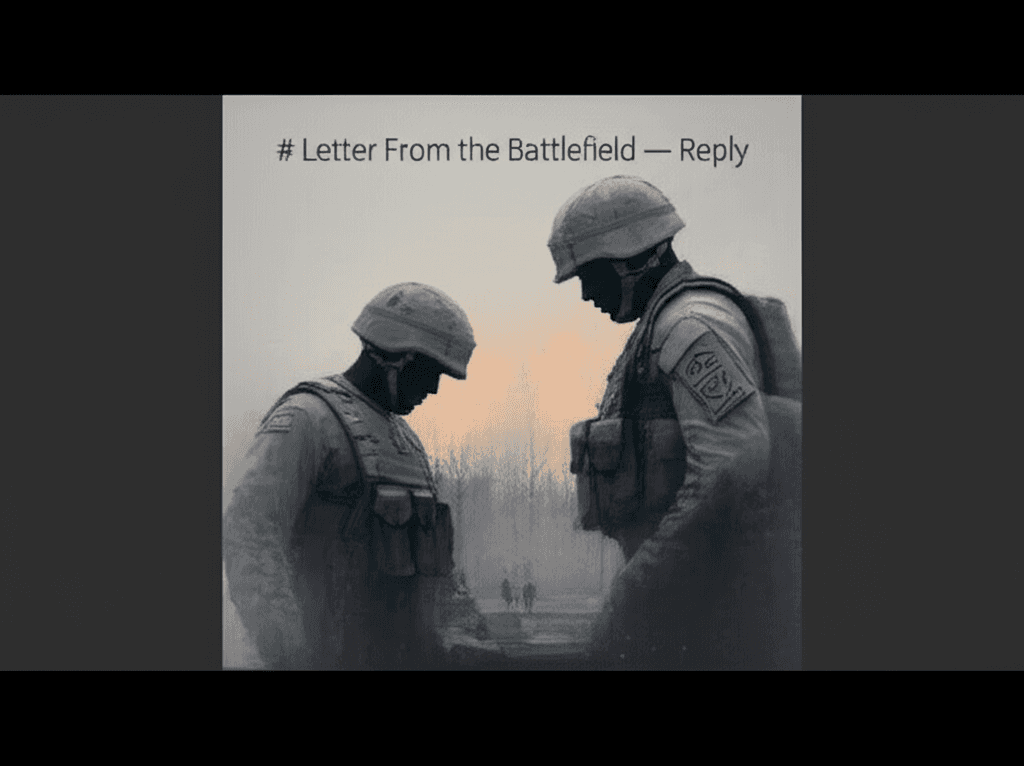 Letter From the Battlefield — Reply 2