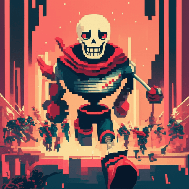 Pixel March of the Skeleton 2