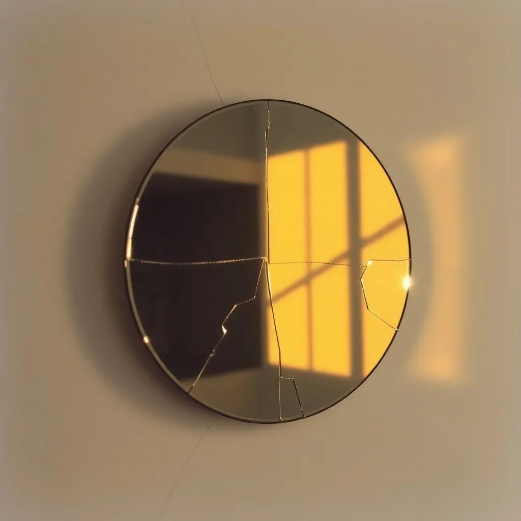 Mirror Cracks at Midnight 1