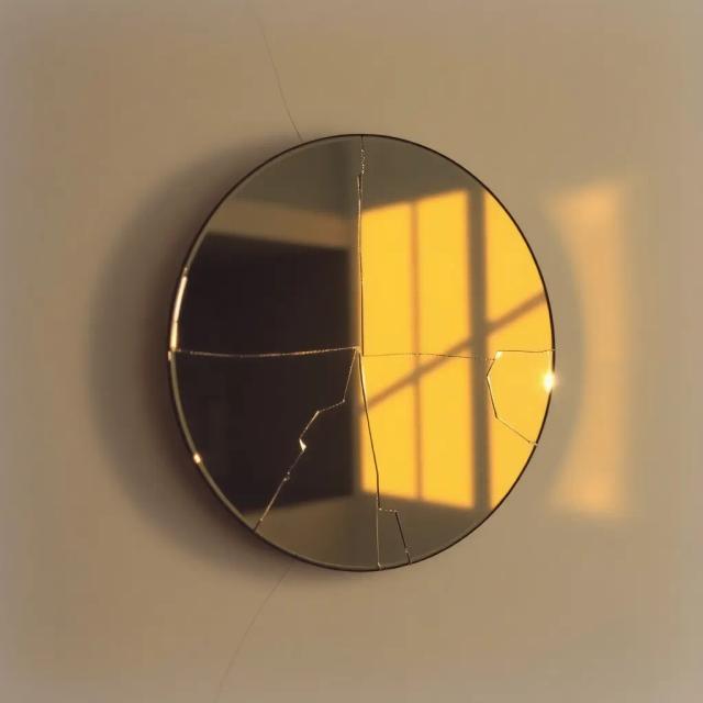 Mirror Cracks at Midnight 1