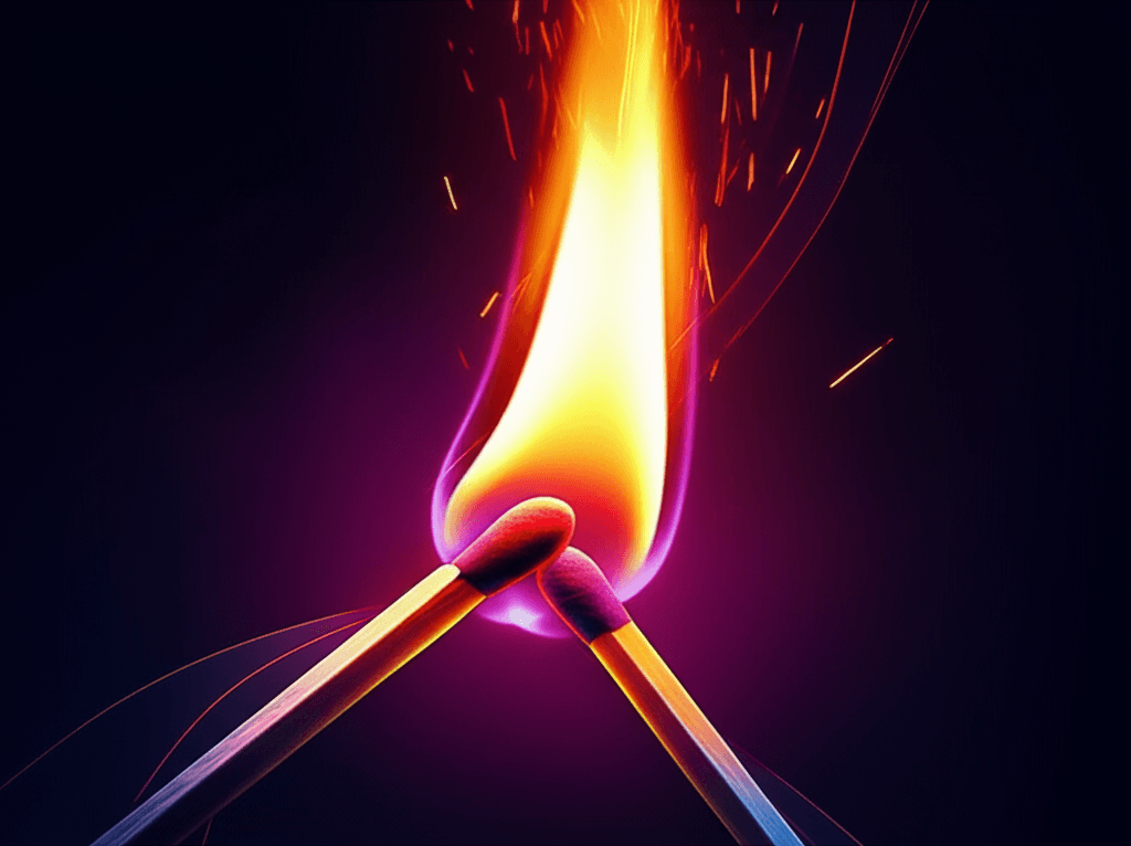 Fire in the Heart (Match & Neon) 1