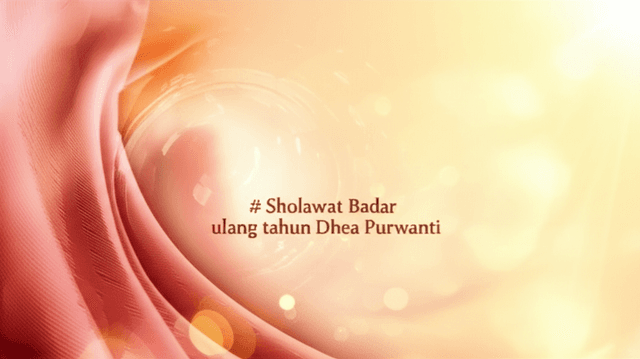 Sholawat Badar ulang tahun Dhea Purwanti