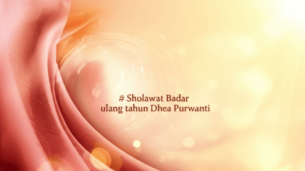 Sholawat Badar ulang tahun Dhea Purwanti