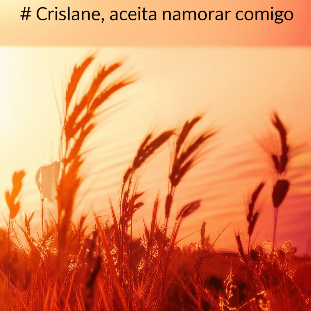 Crislane, aceita namorar comigo 1