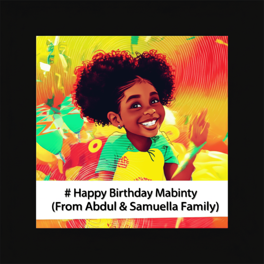 Happy Birthday Mabinty (From Abdul & Samuella) 1
