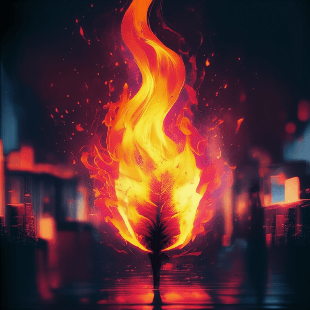 Flame That Paints the Sky 2