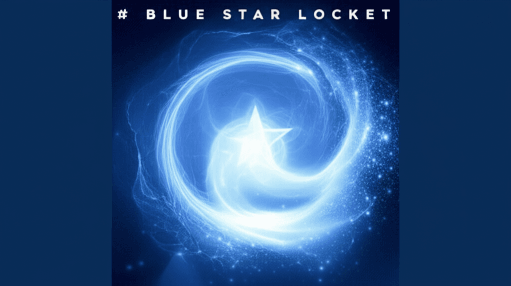 Blue Star Locket 1