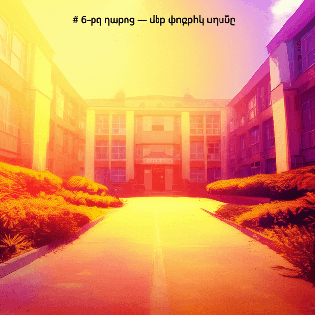 6‑րդ դպրոց — մեր պայծառ տունը 2