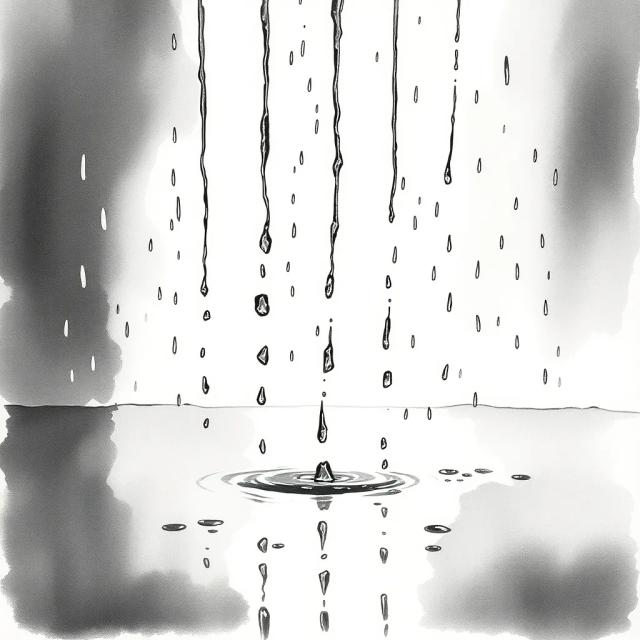 Lantern Through the Rain 1