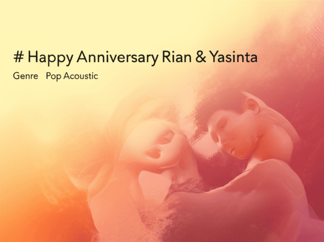 Happy Anniversary Rian & Yasinta 1