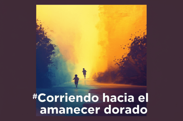 Corriendo hacia el amanecer dorado 2