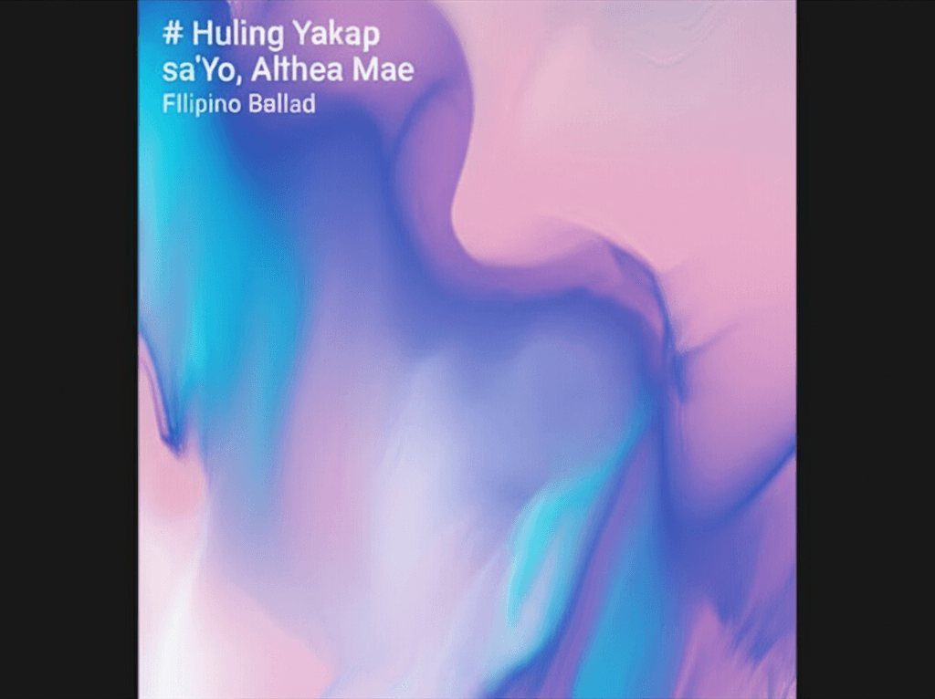 Huling Yakap sa’Yo, Althea Mae 1