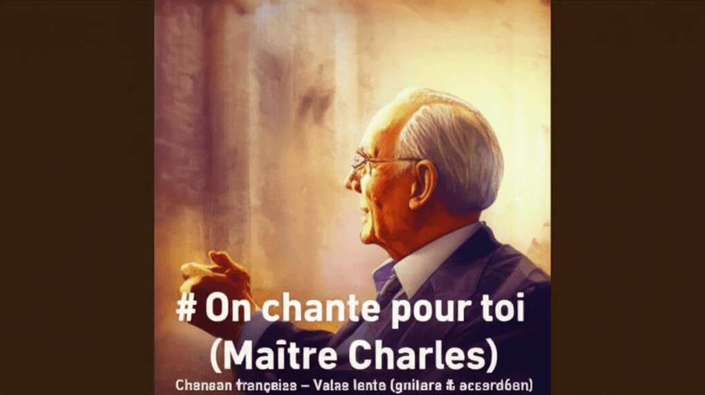 On chante pour toi (Maître Charles) 1