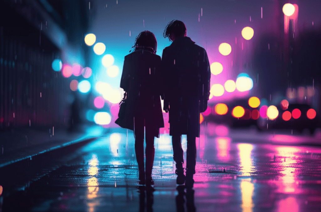 Neon Echoes of the Heart 1