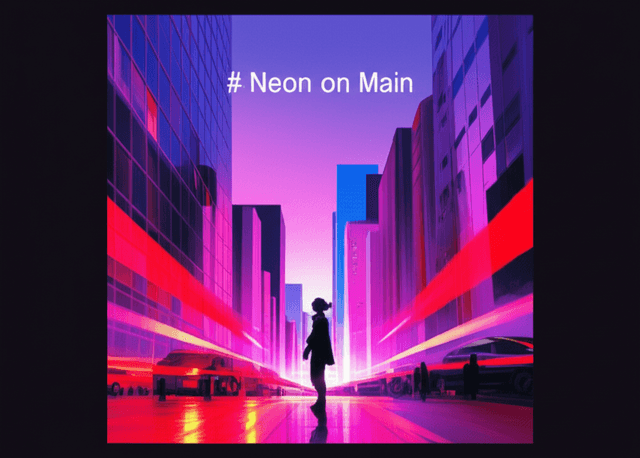 Neon on Main 2