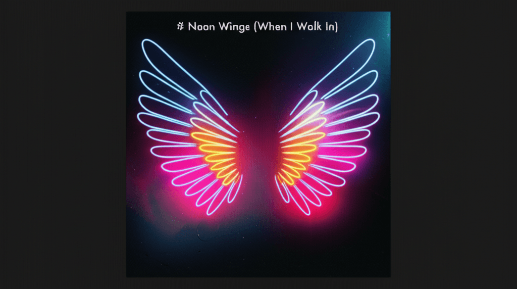 Neon Wings (When I Walk In) 1