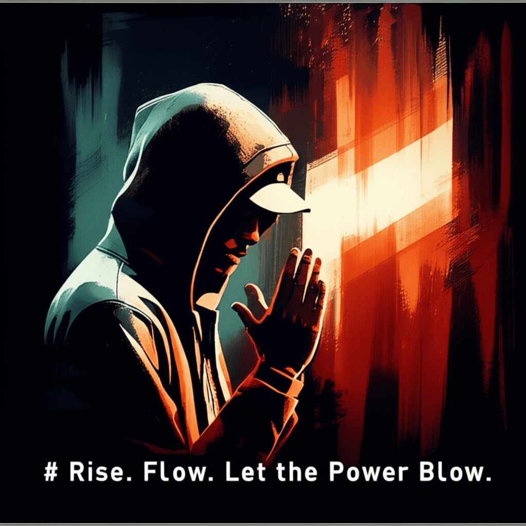 Rise. Flow. Let the Power Blow. 1