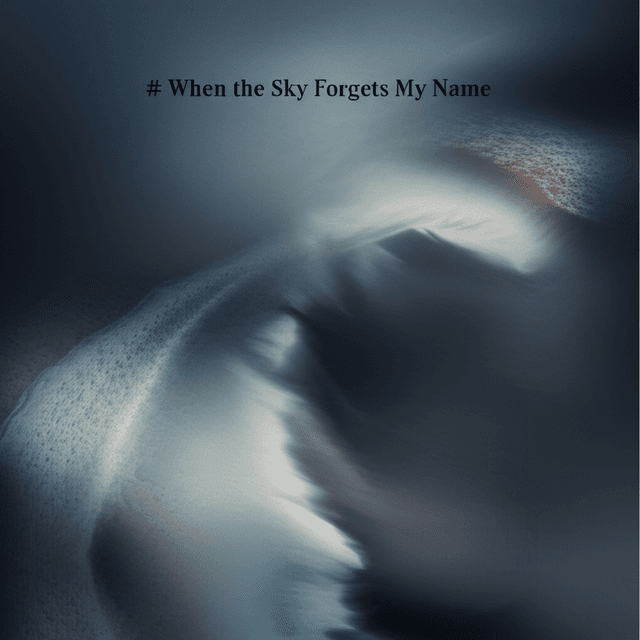 When the Sky Forgets My Name 1