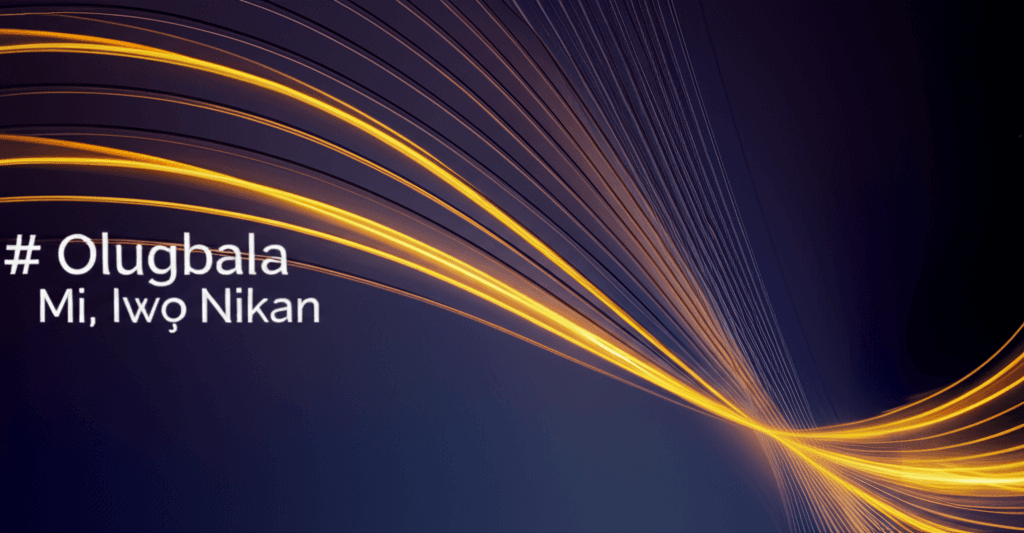Olugbala Mi, Iwọ Nikan 1