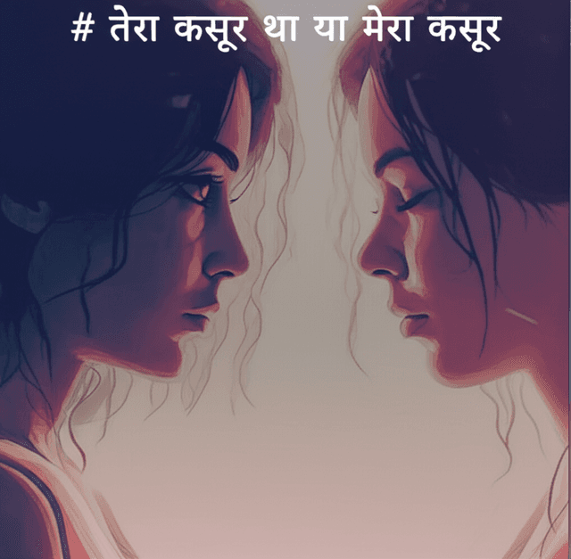 तेरा कसूर था या मेरा कसूर 1