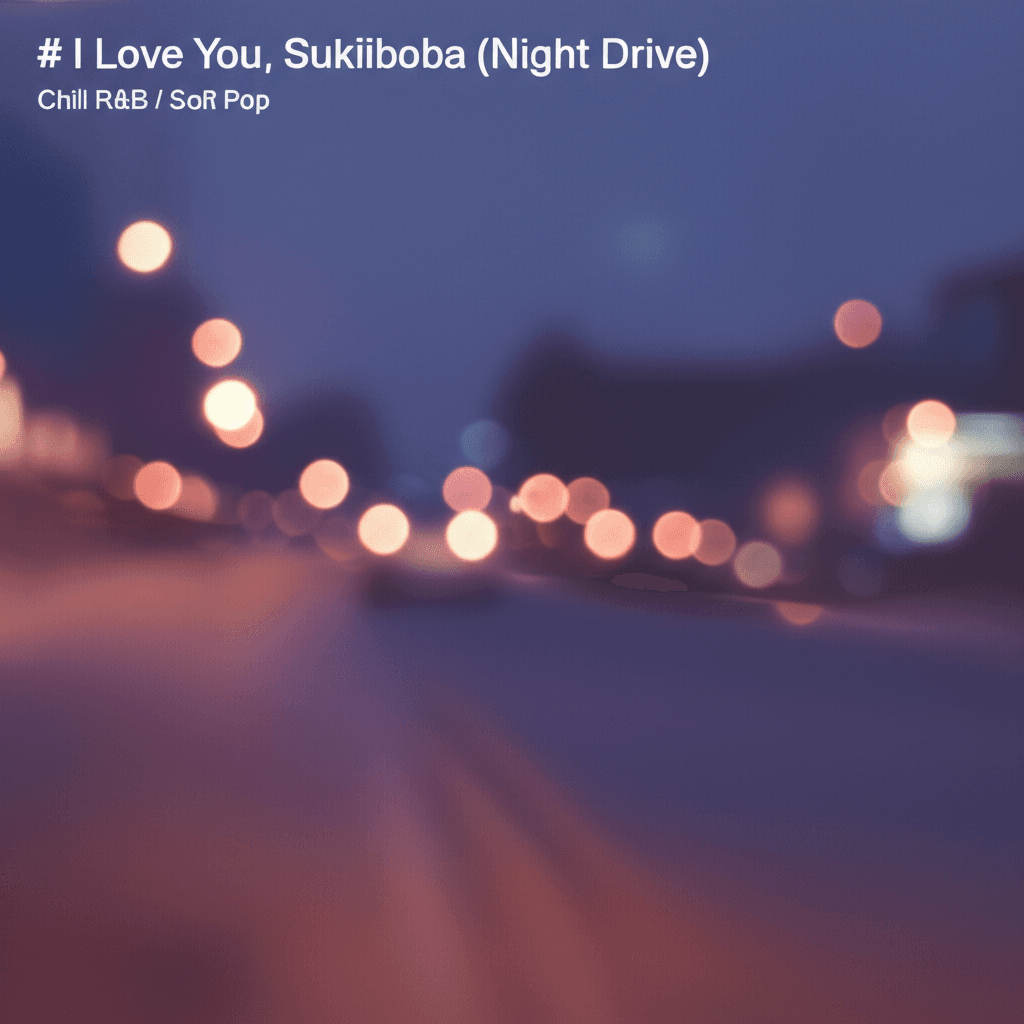 I Love You, Sukiiboba (Night Drive) 1