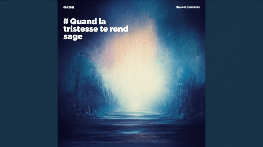 Quand la tristesse te rend sage 2