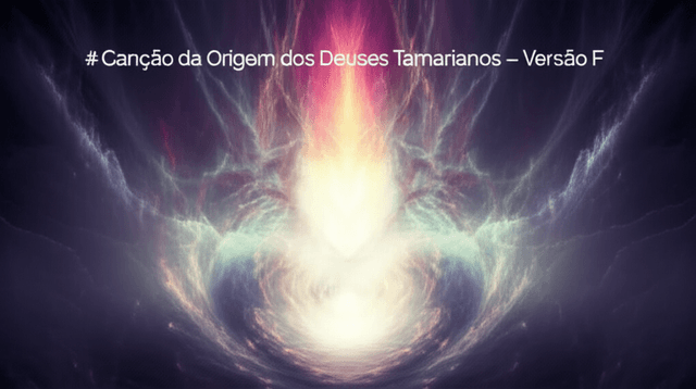 Canção da Origem dos Deuses Tamarianos – Versão F 2