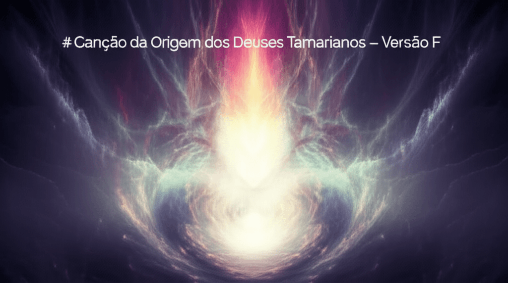 Canção da Origem dos Deuses Tamarianos – Versão F 1